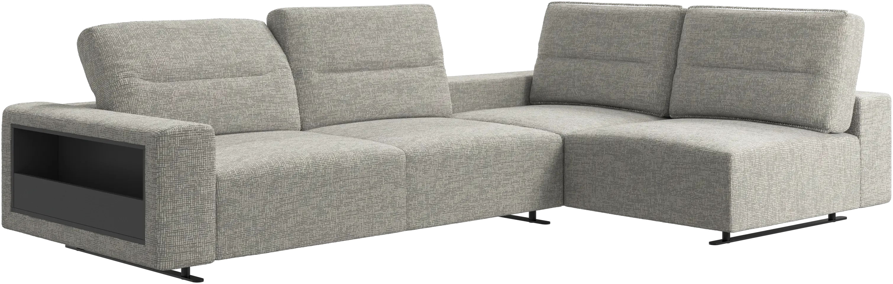 Hampton コーナーソファ （リクライニング機能＆左収納付き） | sofa